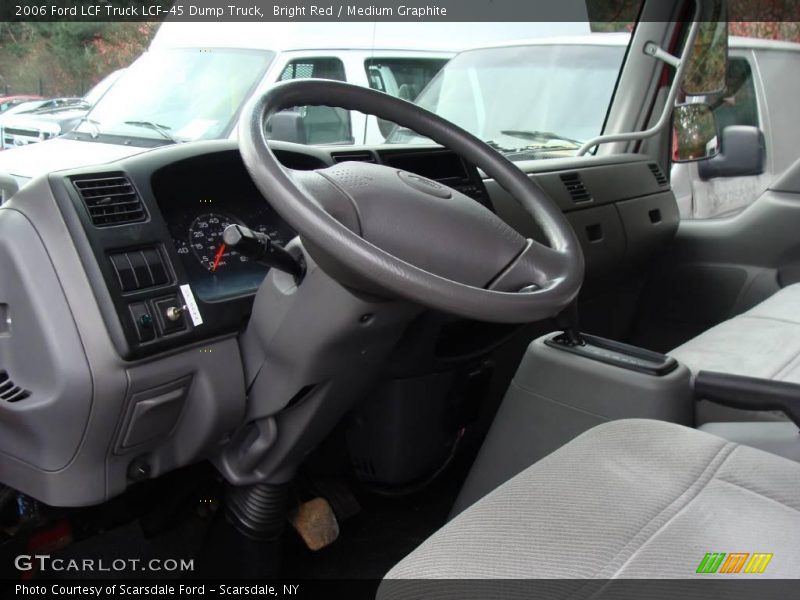 Bright Red / Medium Graphite 2006 Ford LCF Truck LCF-45 Dump Truck