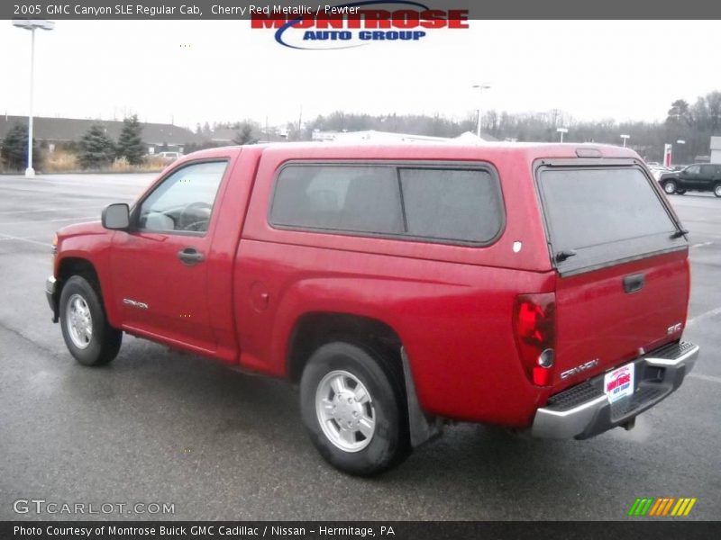 Cherry Red Metallic / Pewter 2005 GMC Canyon SLE Regular Cab