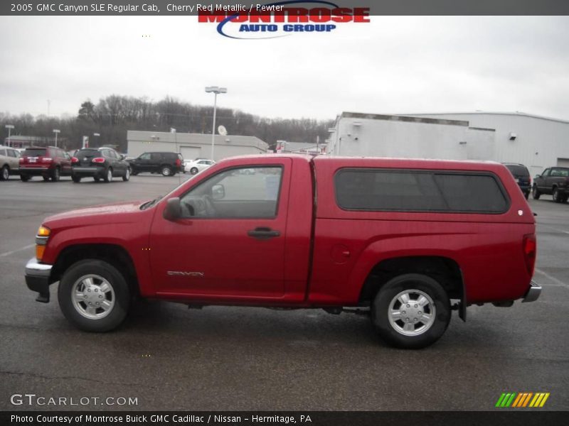 Cherry Red Metallic / Pewter 2005 GMC Canyon SLE Regular Cab