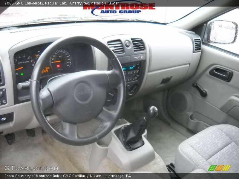 Cherry Red Metallic / Pewter 2005 GMC Canyon SLE Regular Cab