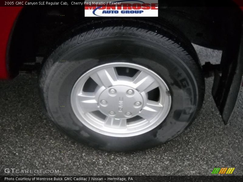 Cherry Red Metallic / Pewter 2005 GMC Canyon SLE Regular Cab