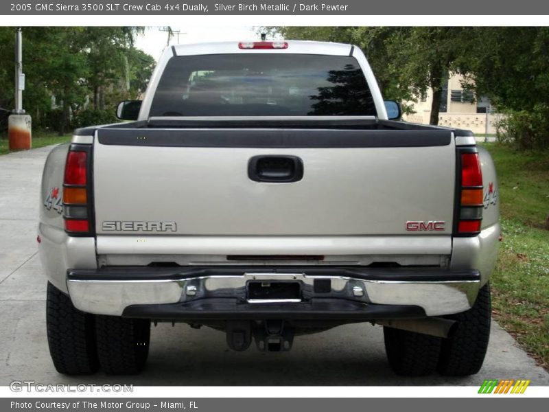 Silver Birch Metallic / Dark Pewter 2005 GMC Sierra 3500 SLT Crew Cab 4x4 Dually
