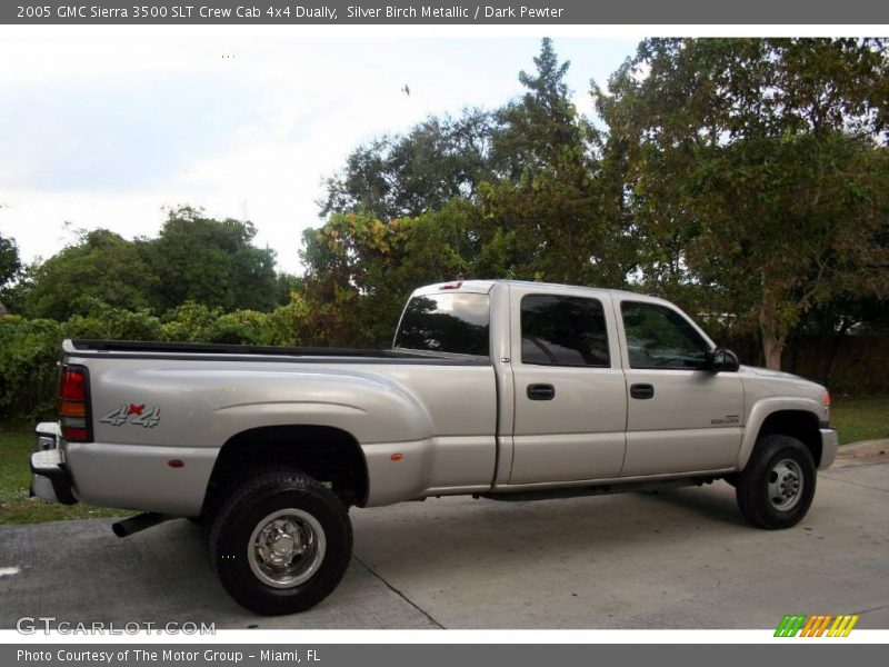 Silver Birch Metallic / Dark Pewter 2005 GMC Sierra 3500 SLT Crew Cab 4x4 Dually