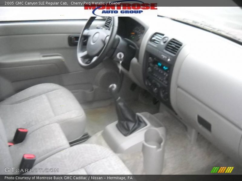 Cherry Red Metallic / Pewter 2005 GMC Canyon SLE Regular Cab