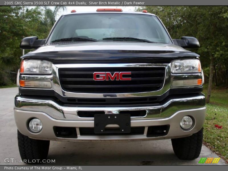 Silver Birch Metallic / Dark Pewter 2005 GMC Sierra 3500 SLT Crew Cab 4x4 Dually