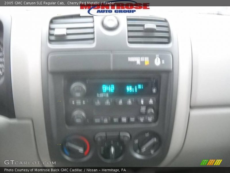 Cherry Red Metallic / Pewter 2005 GMC Canyon SLE Regular Cab