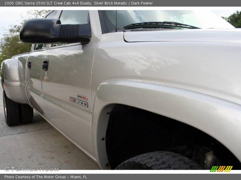 Silver Birch Metallic / Dark Pewter 2005 GMC Sierra 3500 SLT Crew Cab 4x4 Dually