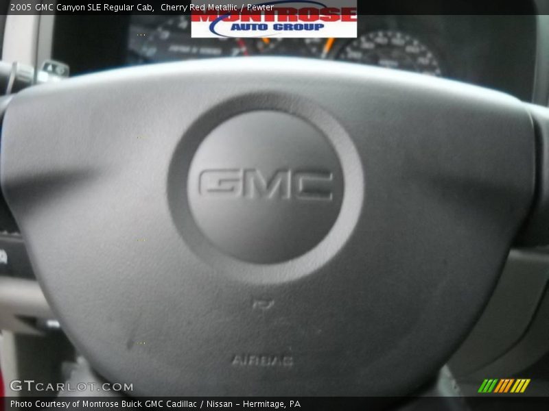 Cherry Red Metallic / Pewter 2005 GMC Canyon SLE Regular Cab
