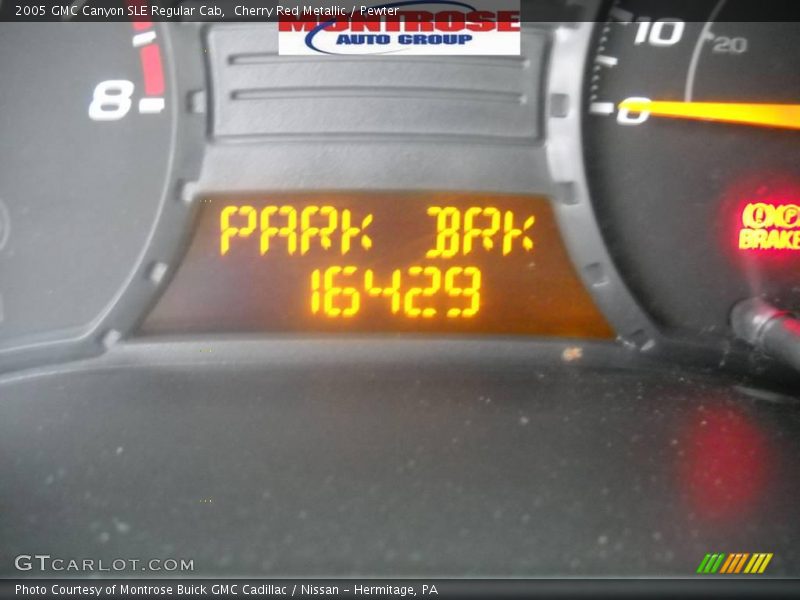 Cherry Red Metallic / Pewter 2005 GMC Canyon SLE Regular Cab