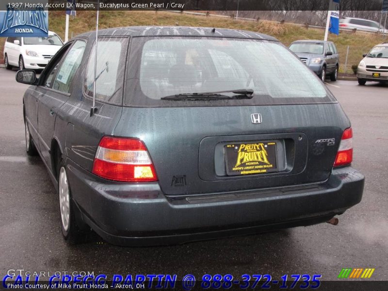 Eucalyptus Green Pearl / Gray 1997 Honda Accord LX Wagon