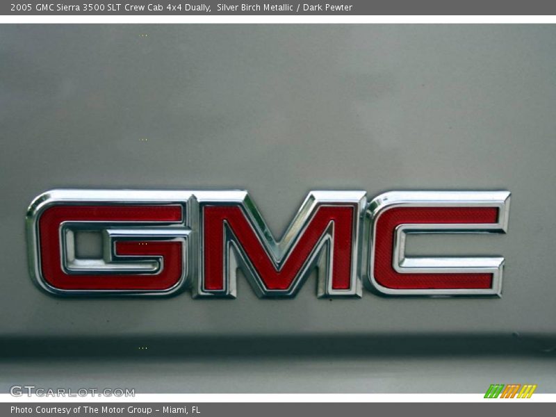 Silver Birch Metallic / Dark Pewter 2005 GMC Sierra 3500 SLT Crew Cab 4x4 Dually