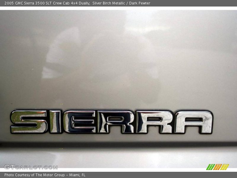 Silver Birch Metallic / Dark Pewter 2005 GMC Sierra 3500 SLT Crew Cab 4x4 Dually