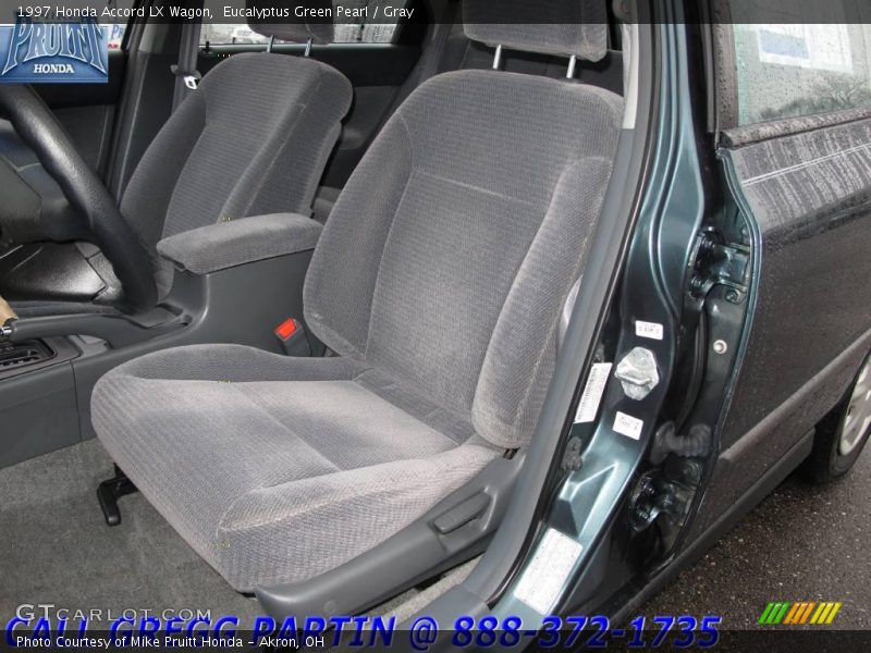 Eucalyptus Green Pearl / Gray 1997 Honda Accord LX Wagon
