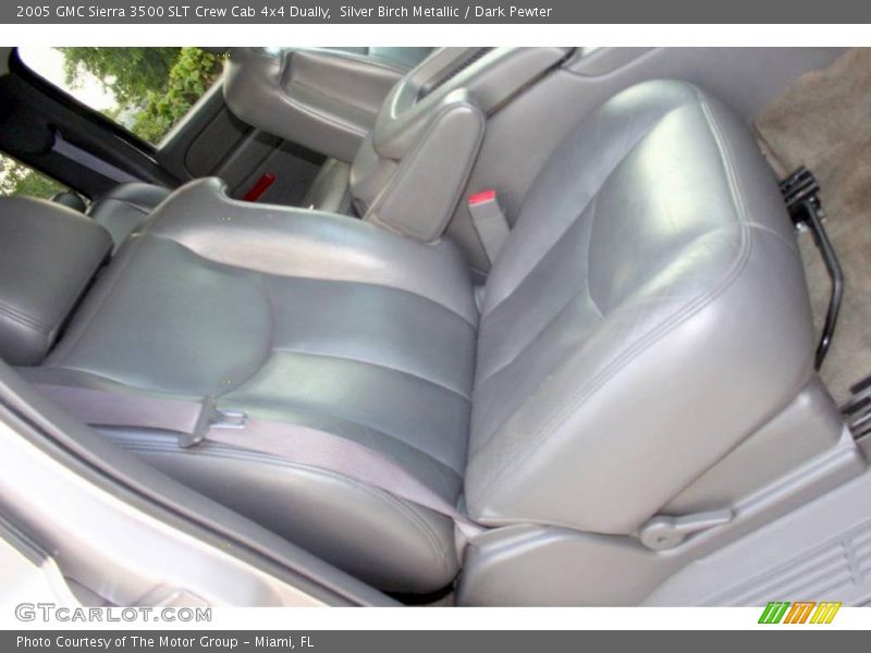 Silver Birch Metallic / Dark Pewter 2005 GMC Sierra 3500 SLT Crew Cab 4x4 Dually