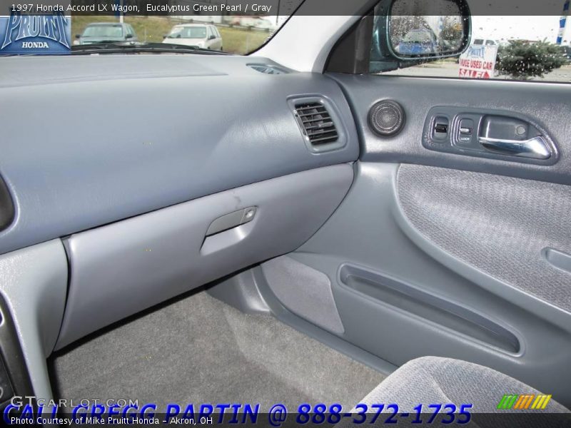 Eucalyptus Green Pearl / Gray 1997 Honda Accord LX Wagon