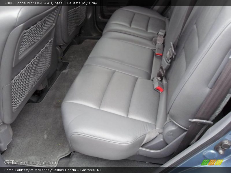 Steel Blue Metallic / Gray 2008 Honda Pilot EX-L 4WD