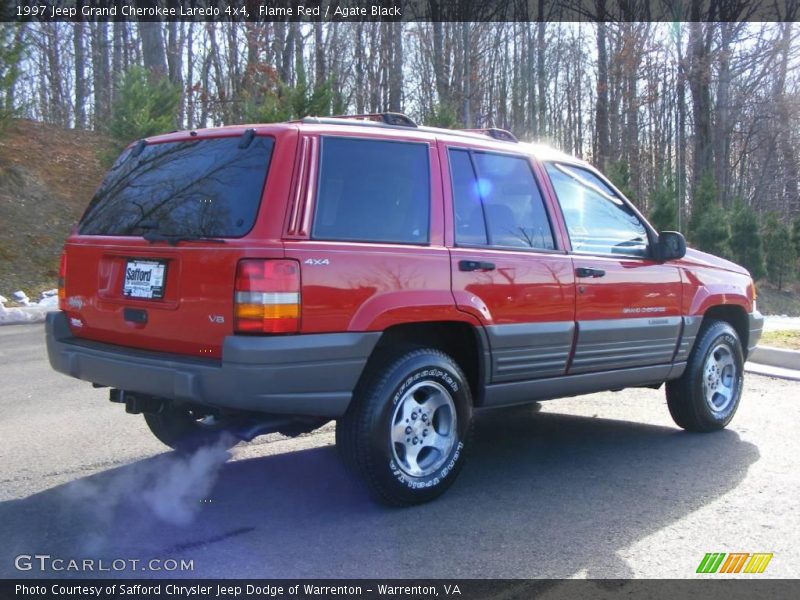 Flame Red / Agate Black 1997 Jeep Grand Cherokee Laredo 4x4