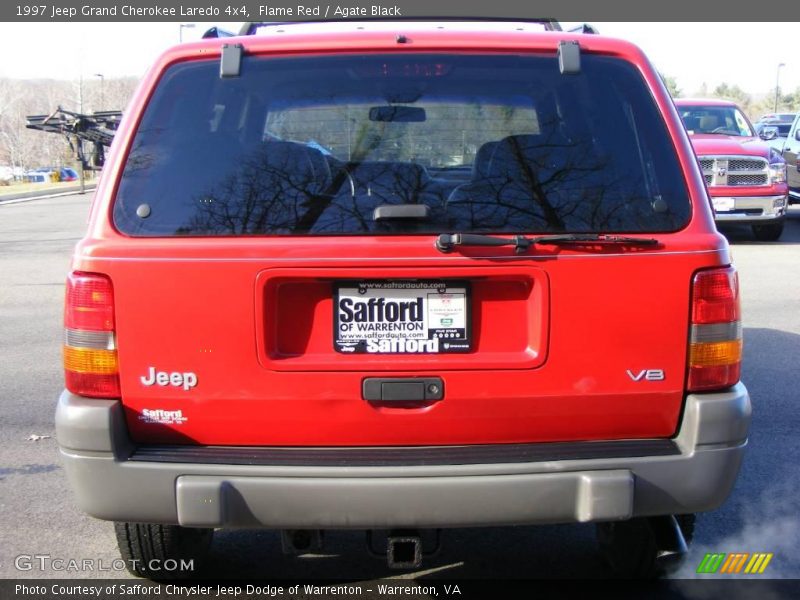Flame Red / Agate Black 1997 Jeep Grand Cherokee Laredo 4x4