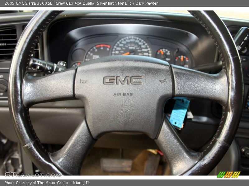 Silver Birch Metallic / Dark Pewter 2005 GMC Sierra 3500 SLT Crew Cab 4x4 Dually