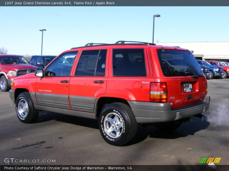 Flame Red / Agate Black 1997 Jeep Grand Cherokee Laredo 4x4