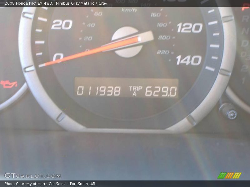 Nimbus Gray Metallic / Gray 2008 Honda Pilot EX 4WD