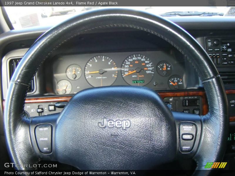Flame Red / Agate Black 1997 Jeep Grand Cherokee Laredo 4x4