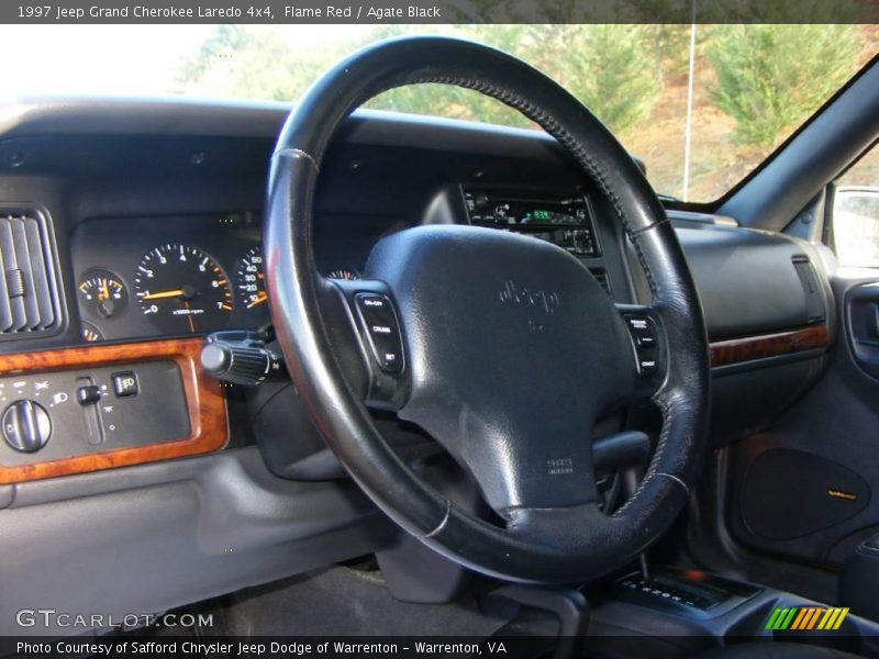 Flame Red / Agate Black 1997 Jeep Grand Cherokee Laredo 4x4