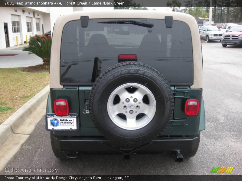 Forest Green / Camel/Dark Green 2001 Jeep Wrangler Sahara 4x4