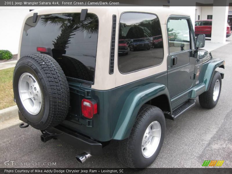 Forest Green / Camel/Dark Green 2001 Jeep Wrangler Sahara 4x4