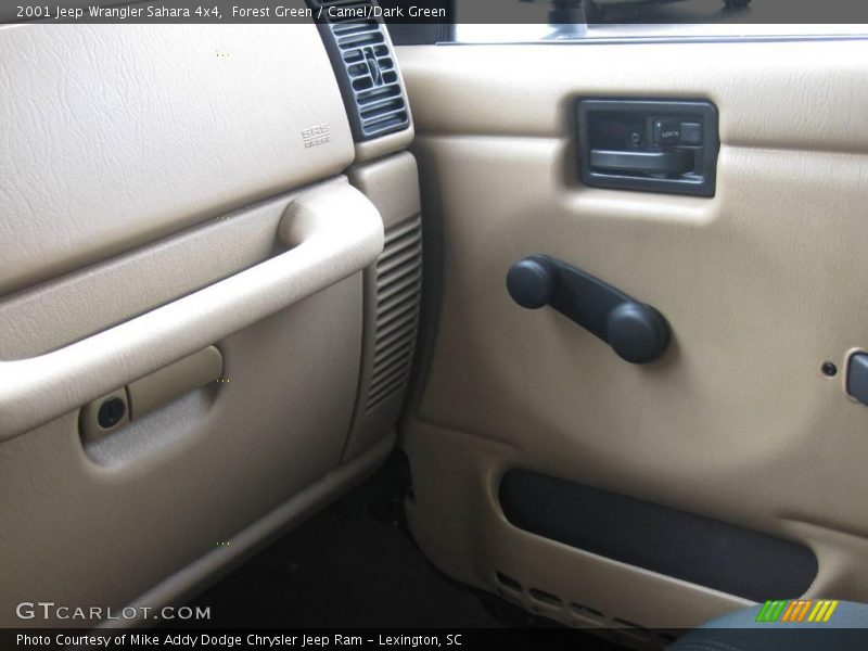 Forest Green / Camel/Dark Green 2001 Jeep Wrangler Sahara 4x4