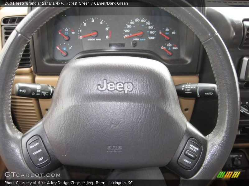 Forest Green / Camel/Dark Green 2001 Jeep Wrangler Sahara 4x4