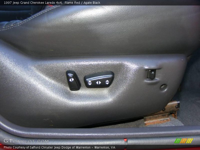 Flame Red / Agate Black 1997 Jeep Grand Cherokee Laredo 4x4