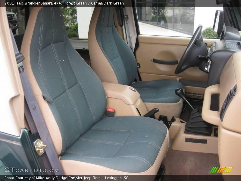 Forest Green / Camel/Dark Green 2001 Jeep Wrangler Sahara 4x4