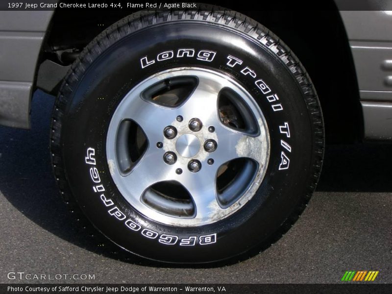 Flame Red / Agate Black 1997 Jeep Grand Cherokee Laredo 4x4