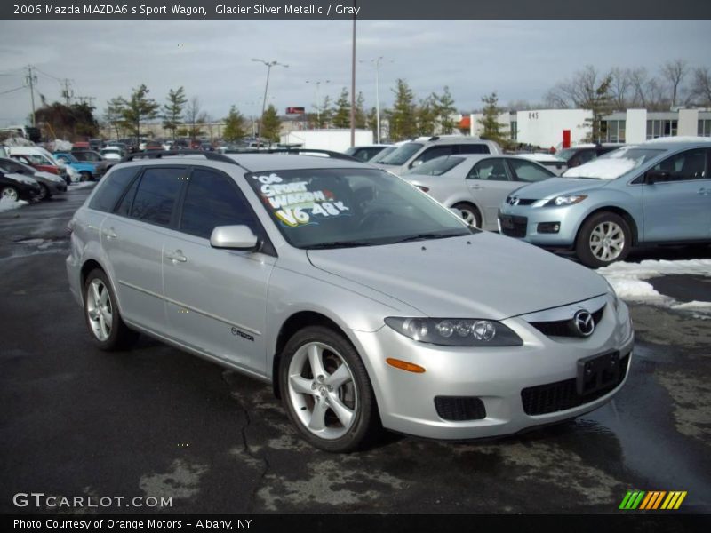 Glacier Silver Metallic / Gray 2006 Mazda MAZDA6 s Sport Wagon
