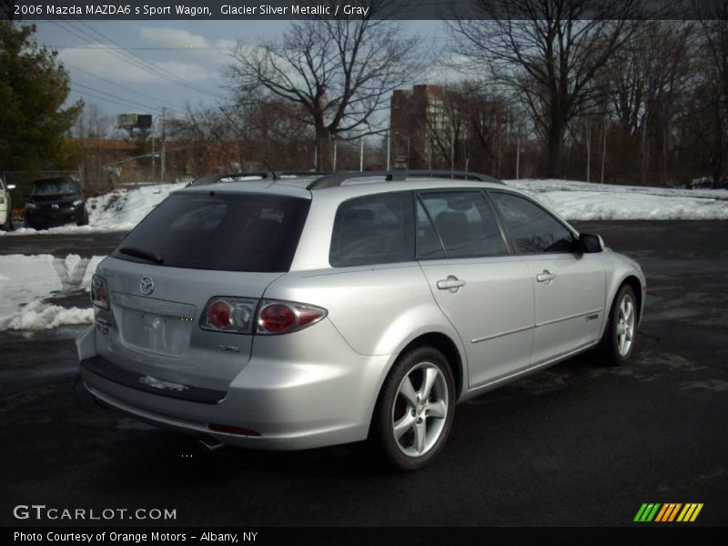 Glacier Silver Metallic / Gray 2006 Mazda MAZDA6 s Sport Wagon