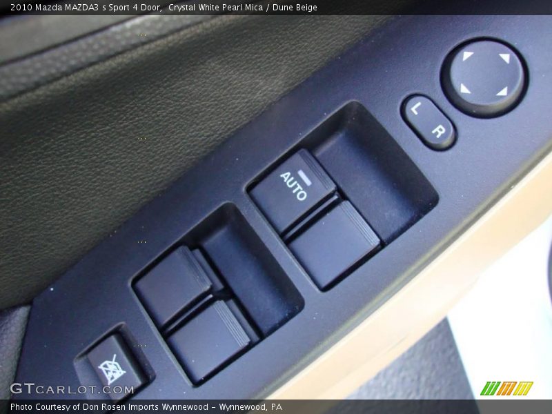 Crystal White Pearl Mica / Dune Beige 2010 Mazda MAZDA3 s Sport 4 Door