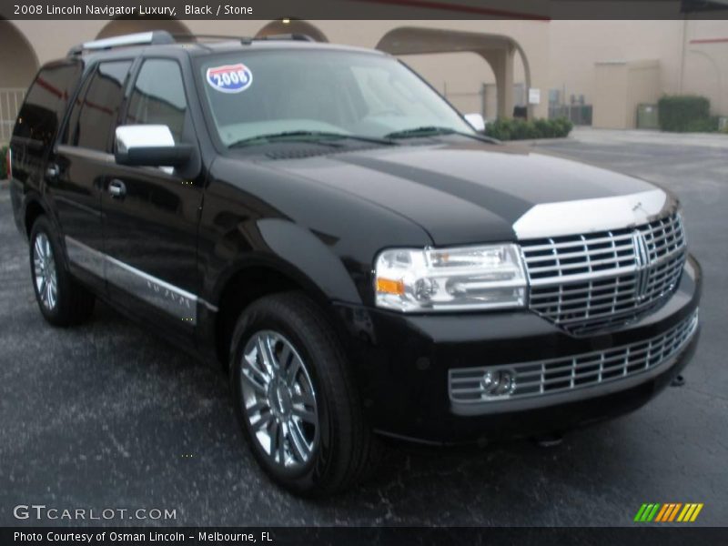 Black / Stone 2008 Lincoln Navigator Luxury