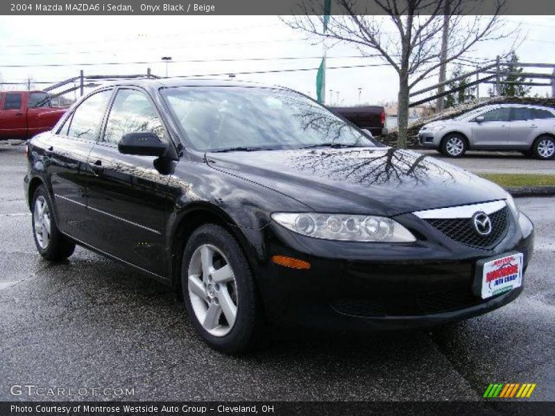 Onyx Black / Beige 2004 Mazda MAZDA6 i Sedan