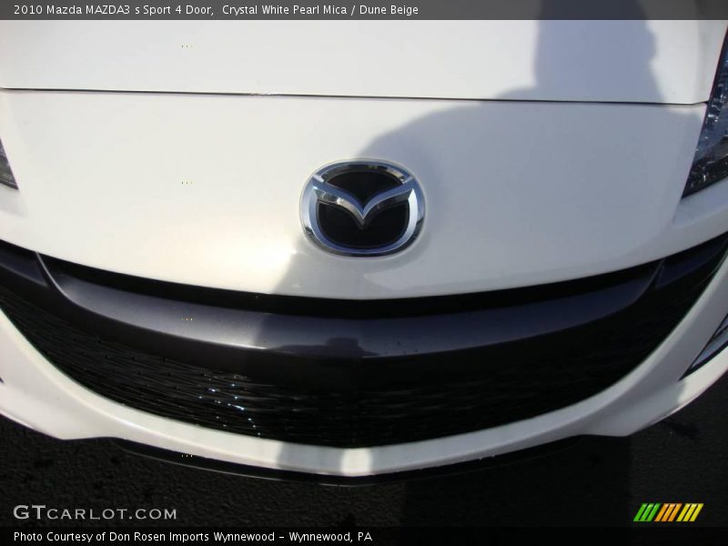 Crystal White Pearl Mica / Dune Beige 2010 Mazda MAZDA3 s Sport 4 Door