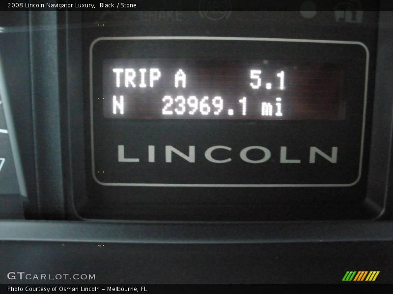 Black / Stone 2008 Lincoln Navigator Luxury
