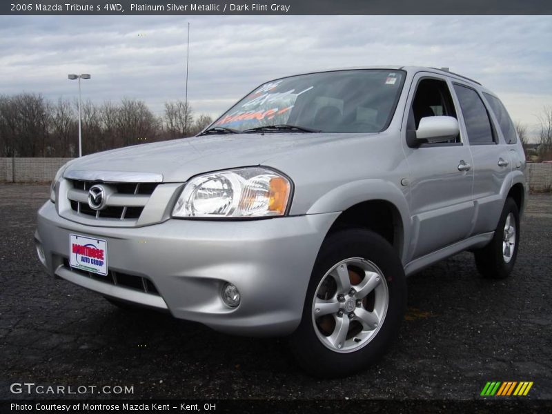 Platinum Silver Metallic / Dark Flint Gray 2006 Mazda Tribute s 4WD