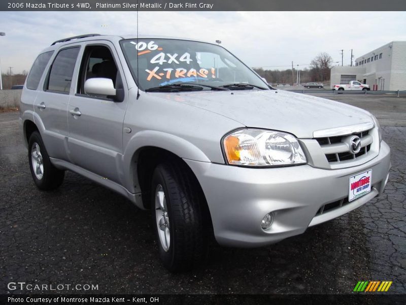 Platinum Silver Metallic / Dark Flint Gray 2006 Mazda Tribute s 4WD