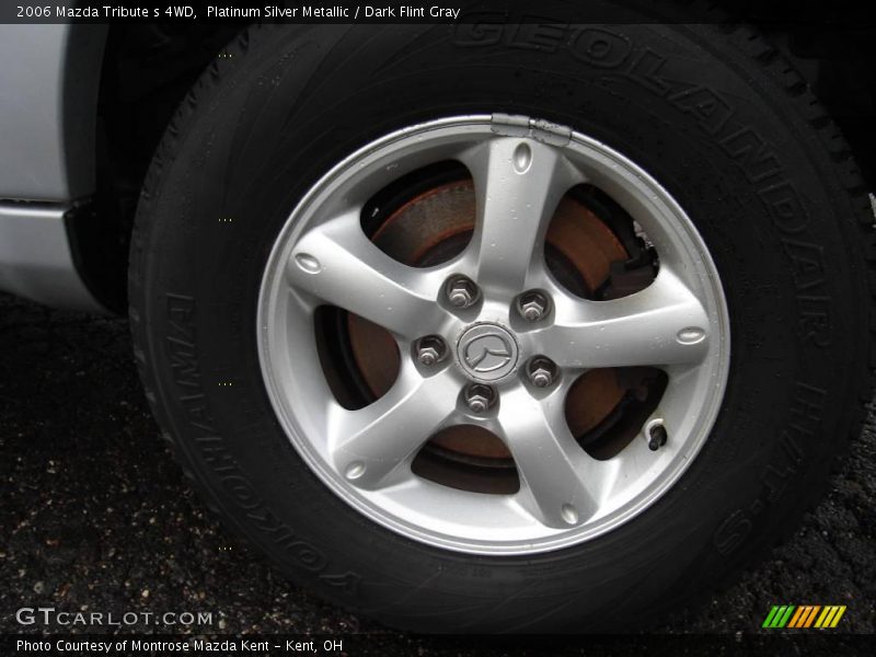 Platinum Silver Metallic / Dark Flint Gray 2006 Mazda Tribute s 4WD