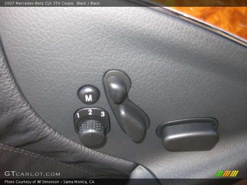 Black / Black 2007 Mercedes-Benz CLK 350 Coupe