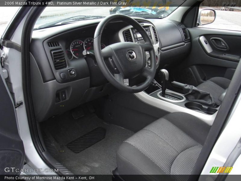 Platinum Silver Metallic / Dark Flint Gray 2006 Mazda Tribute s 4WD