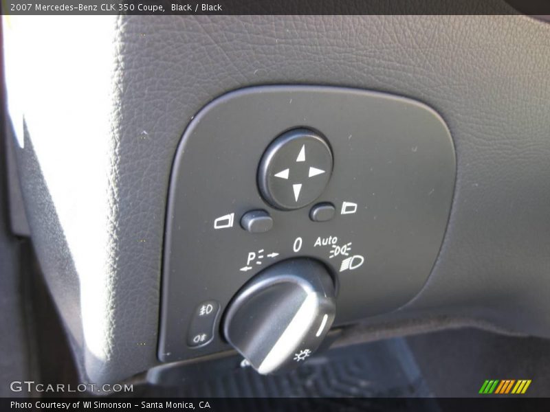 Black / Black 2007 Mercedes-Benz CLK 350 Coupe