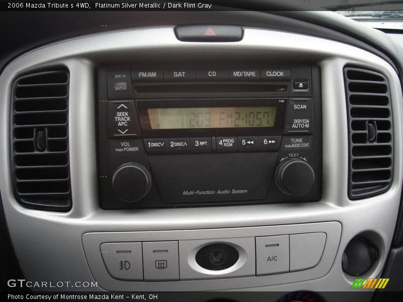 Platinum Silver Metallic / Dark Flint Gray 2006 Mazda Tribute s 4WD