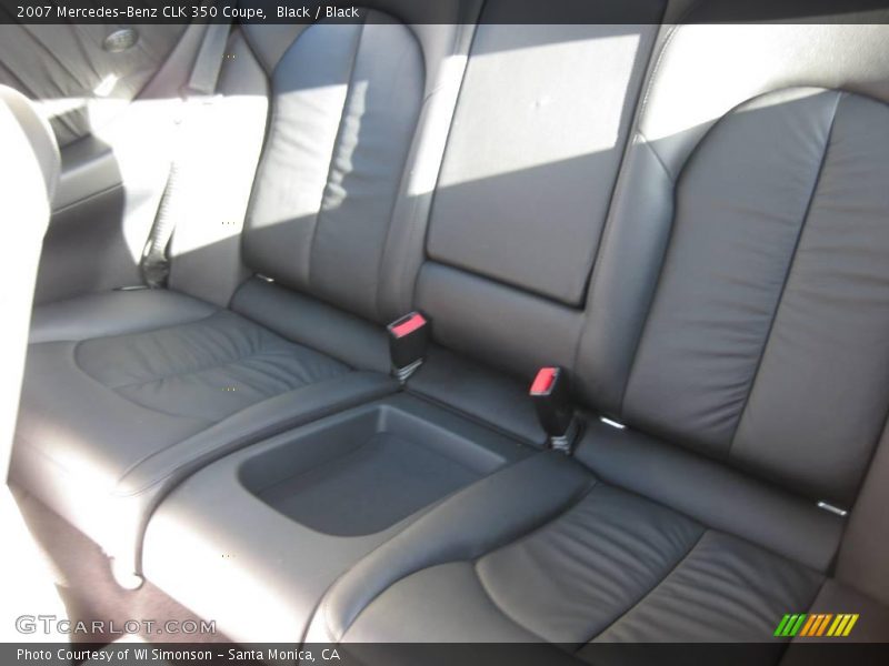 Black / Black 2007 Mercedes-Benz CLK 350 Coupe