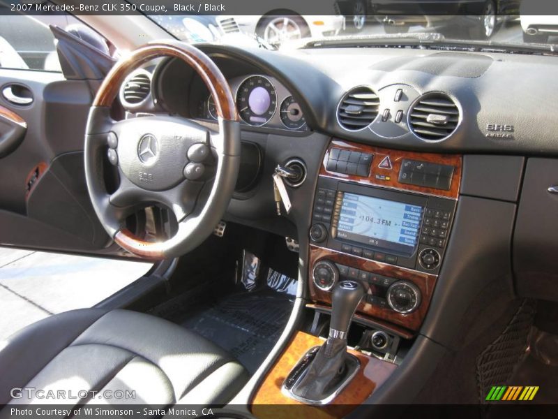 Black / Black 2007 Mercedes-Benz CLK 350 Coupe